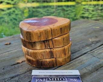 RED CEDAR RISERS Displays Set of Three Uses Jewelry Cupcakes Rock ...