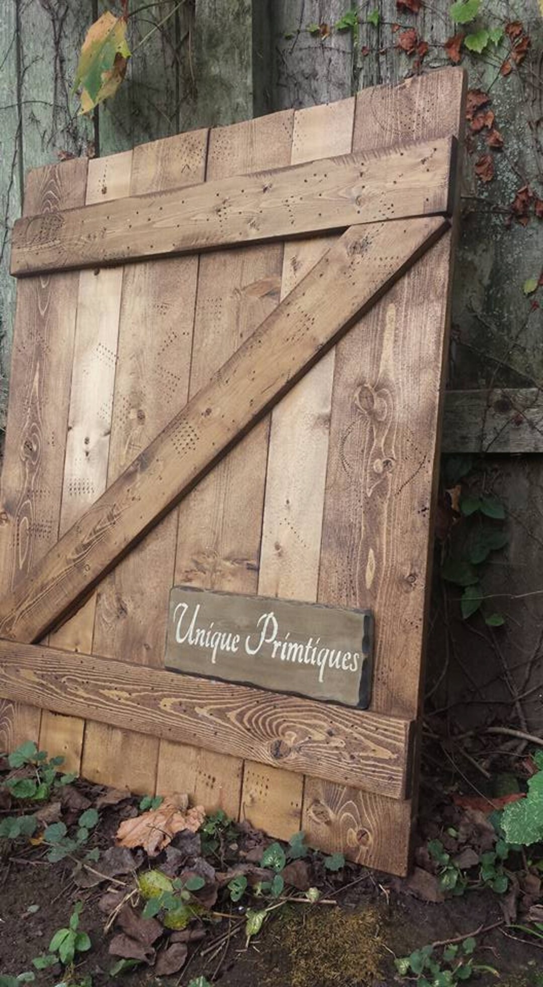 Primitive Backdrop Photography Studio Back Drop Wedding Backdrop Store Sign Display Wood ...