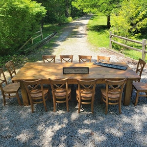 Curly Walnut Wood Slab. 12 Foot Walnut Wood Slab. Long Wood Slab Table.  Wood Slab Coffee Table. Live Edge Wood Slab. 