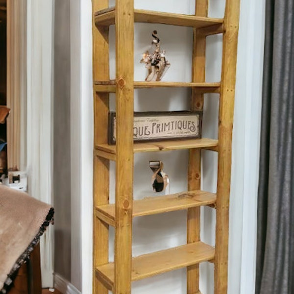 Rustic Bookcase - Etsy