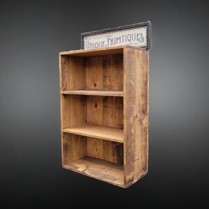 RUSTIC FARMHOUSE BOOKCASE Farm House Country Cabin Shelving Reclaimed ...