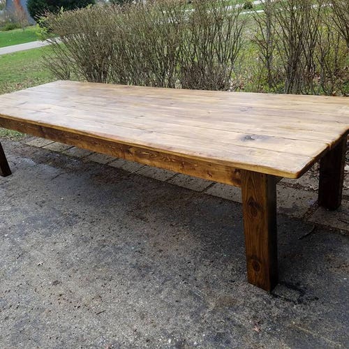 Rustic Farm Table 12 Foot Reclaimed Wood House Primitive Rustic Farm Table 12 Foot Reclaimed, 12 Foot Table Seats How Many