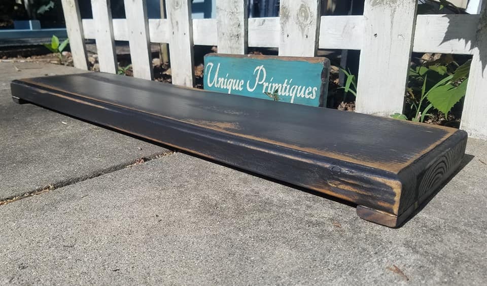 Rustic TABLE RISER Distressed Primitive Computer Monitor | Etsy