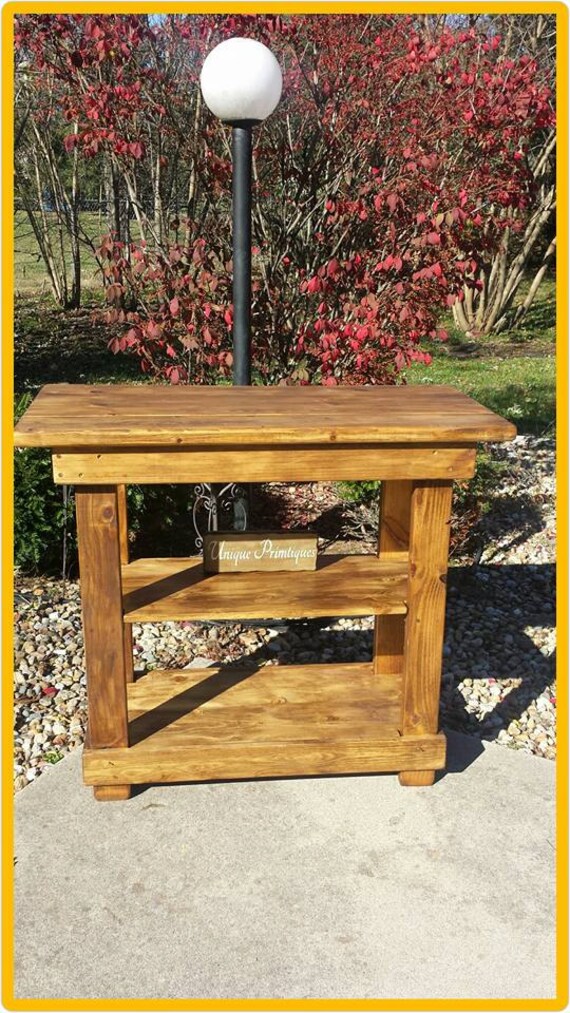 Rustic Oak Kitchen Island Diy Projects
