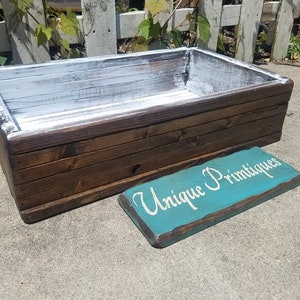 Rustic FARMHOUSE BOX CRATE Reclaimed Wood Bathroom Kitchen Living Room Bedroom Storage Stackable Bookcase Home Decor Custom Sizes Colors