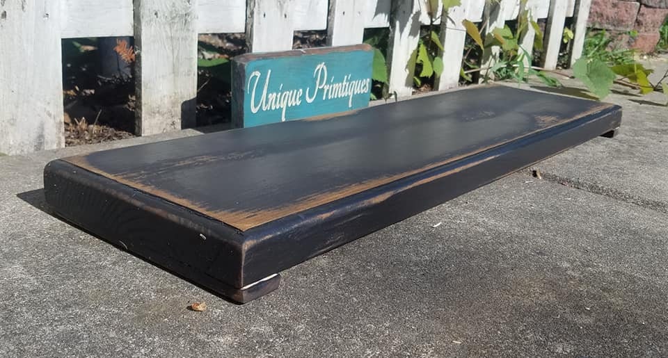 Rustic TABLE RISER Distressed Primitive Computer Monitor | Etsy