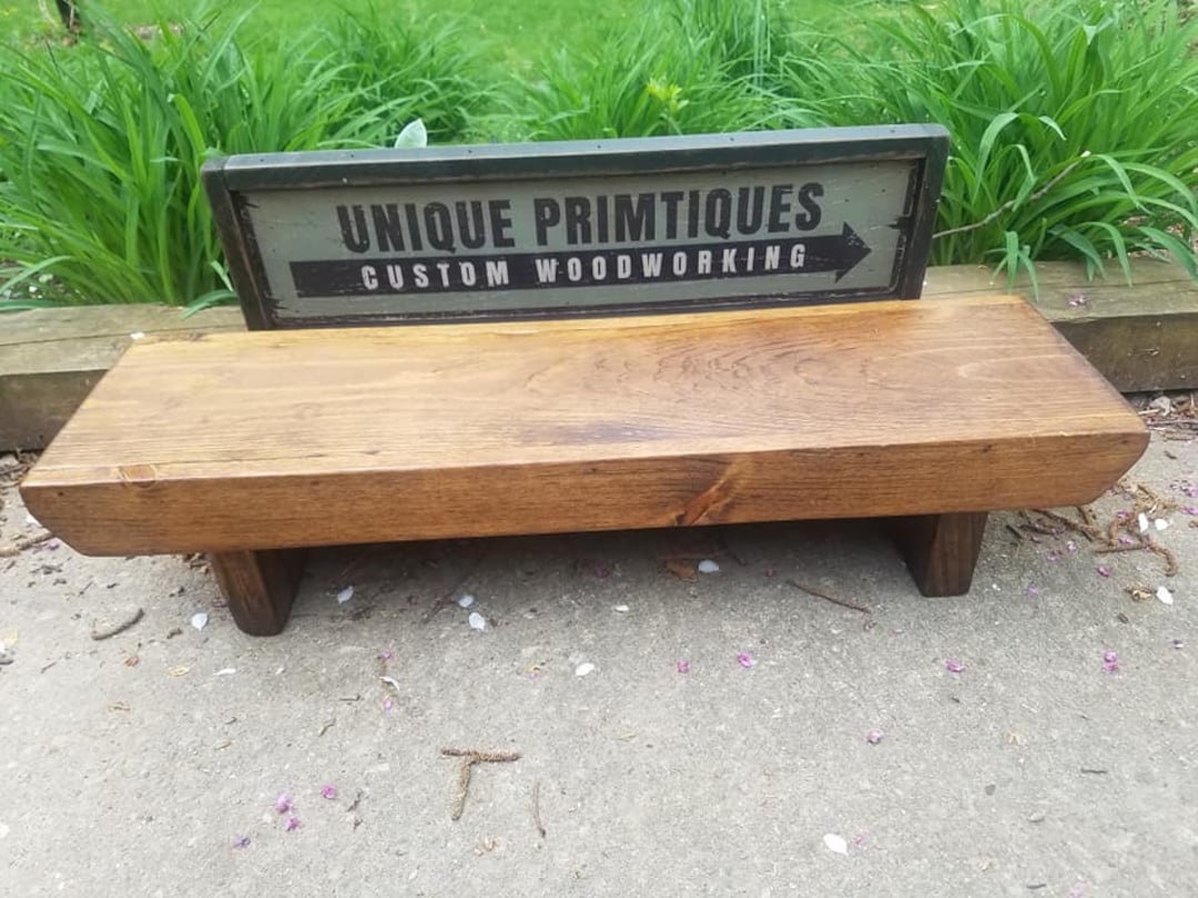 RUSTIC TABLE RISER Unique Primtiques Primitive 8-3/4