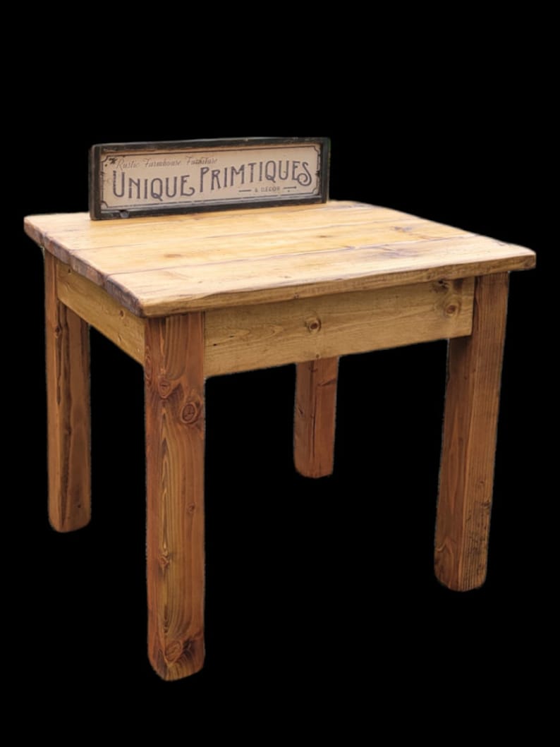 RUSTIC FARMHOUSE TABLE Small Kitchen Dining Farm House - Etsy