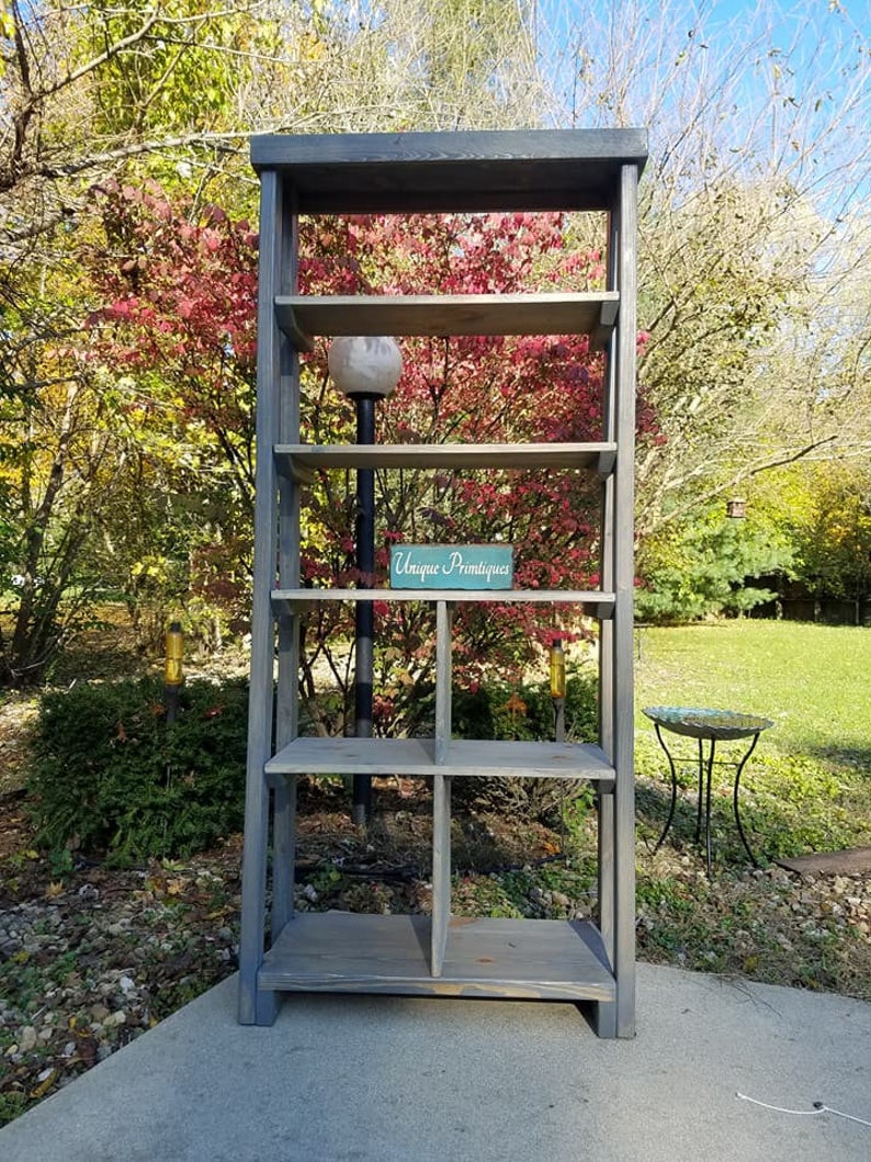 TALL Bookshelf Book Shelf Shelving Storage Reclaimed Wood Etsy
