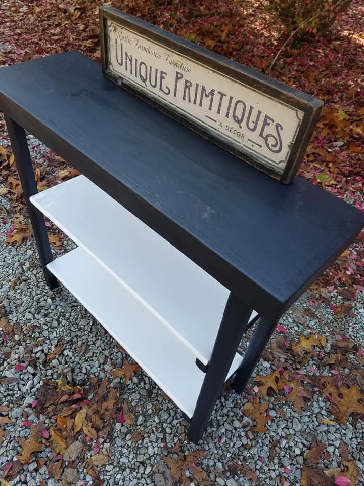 Rustic Reclaimed Wood SOFA Console Accent Hall Wooden Table Bookcase ...