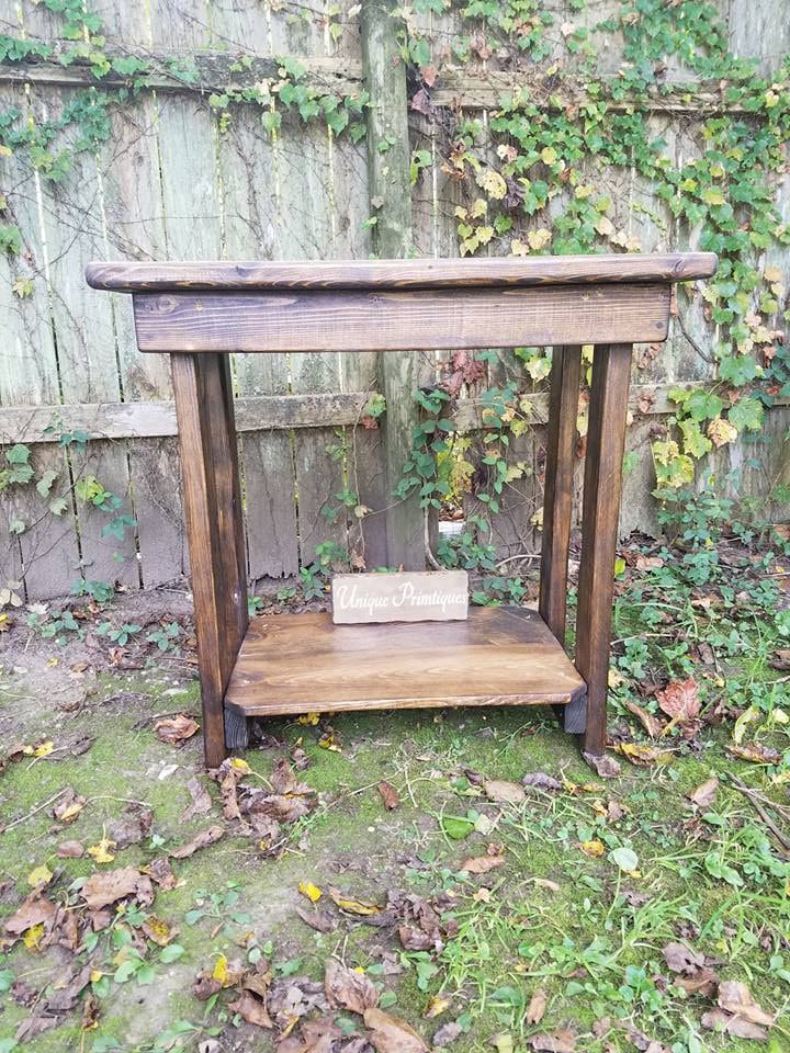 Rustic Laundry Folding Station Kitchen Island Dark Walnut Rustic Laundry Folding Station Kitchen, Folding Kitchen Island Work Table