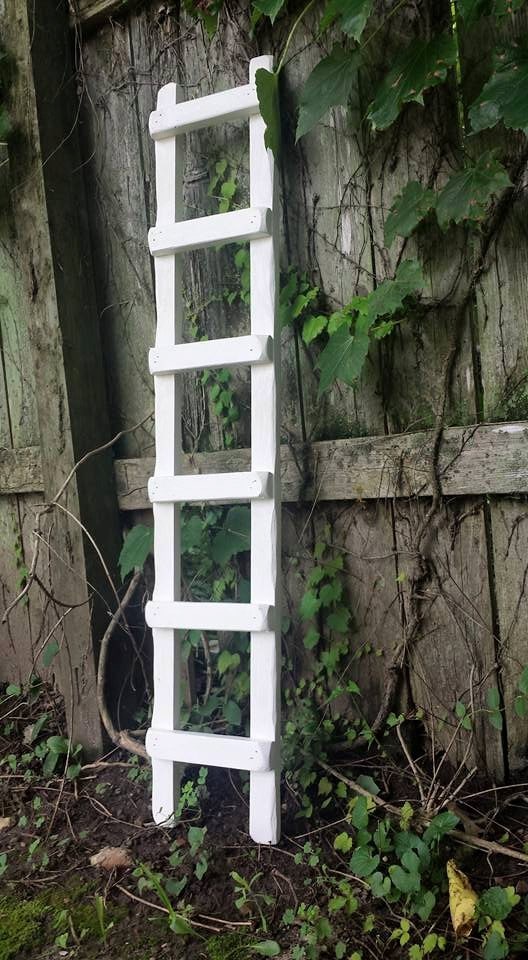 White Wood Garden Trellis - Etsy