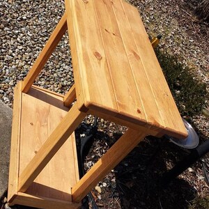 Unique Primtiques Rustic Multi Functional Tall Table Kitchen Island BAR ...