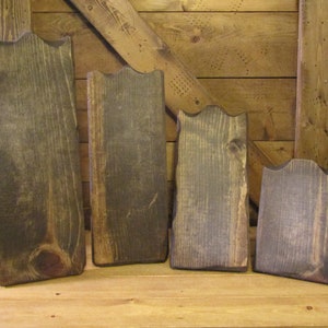 Rustic JEWELRY DISPLAY Necklace Stand Holders Different Sizes Custom Colors Sizes Drop Down Menu Unique Primtiques Event Business Craft Show