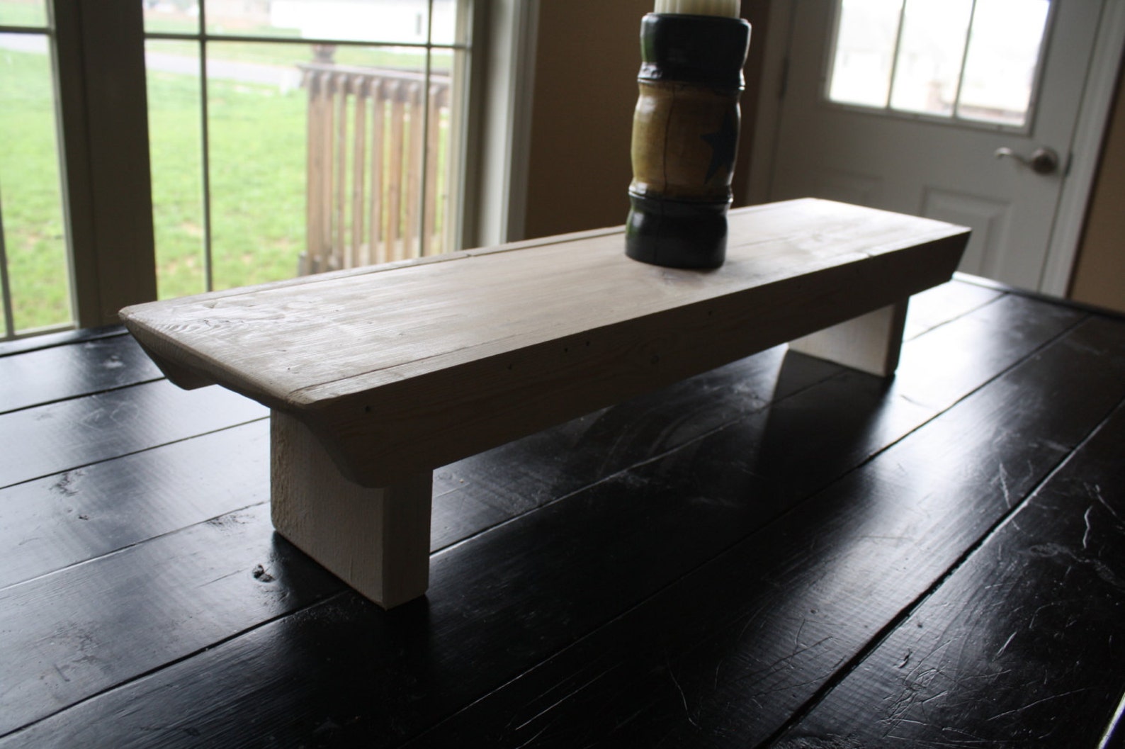 TABLE RISER Unique Primtiques Primitive White Wash Pickling | Etsy