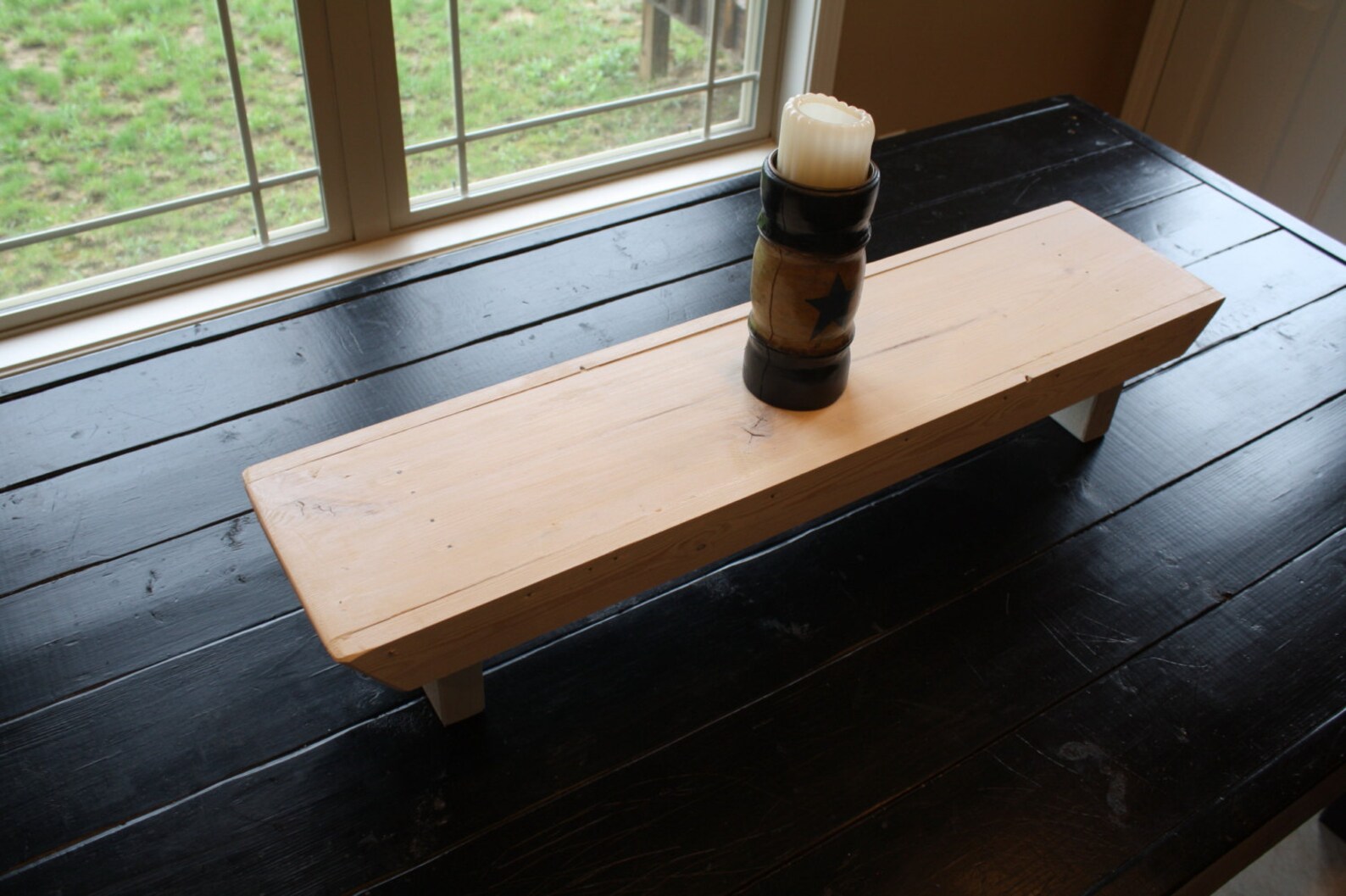 TABLE RISER Unique Primtiques Primitive White Wash Pickling | Etsy