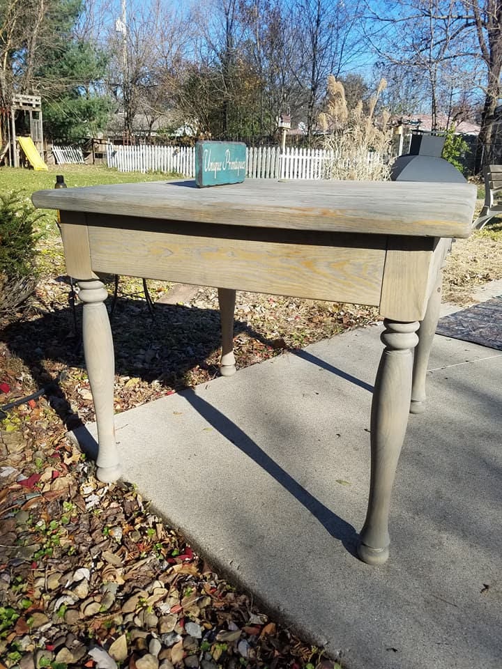 French Country Farmhouse Kitchen Table Rustic Turned Leg Etsy