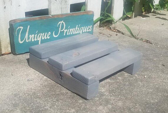 CUPCAKE CAKE RISER Rustic Stand Food Pan Display Small | Etsy