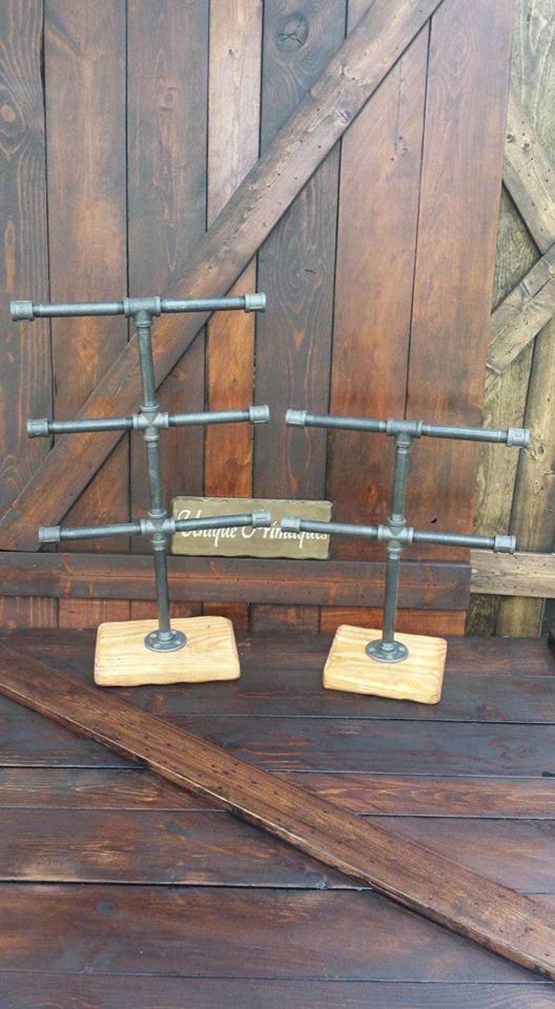 INDUSTRIAL Pipe Metal Coffee Mug Holder Home Office Business Etsy