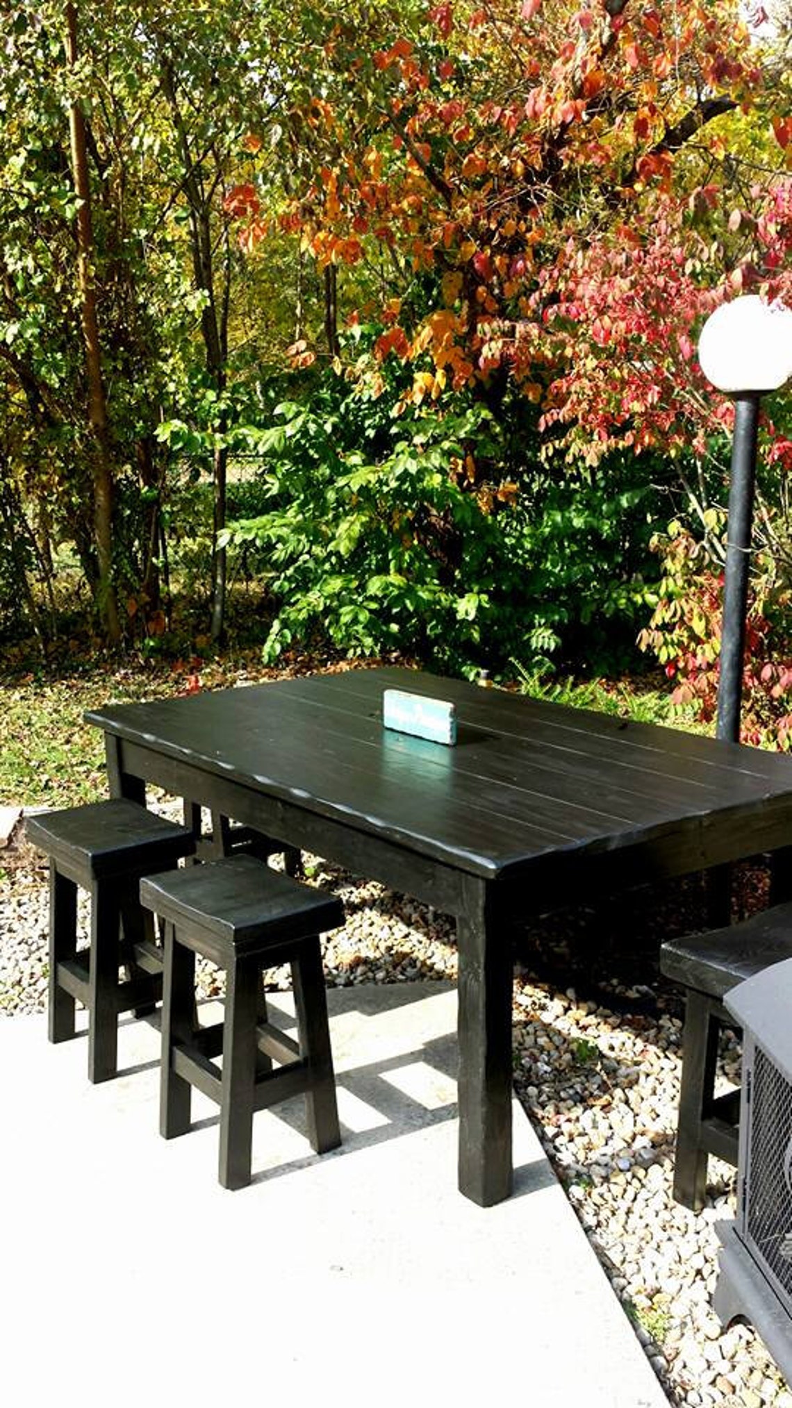 Rustic Reclaimed Wood FARMHOUSE Kitchen Table Primitive Farm Etsy