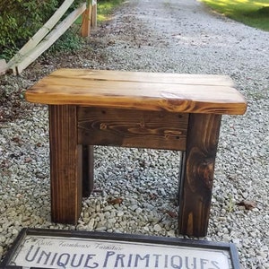 RUSTIC FARMHOUSE BENCH Farm House Indoor Outdoor Kitchen Dining Porch Seating Protective Sealed Custom Sizes Colors Unique Primtiques