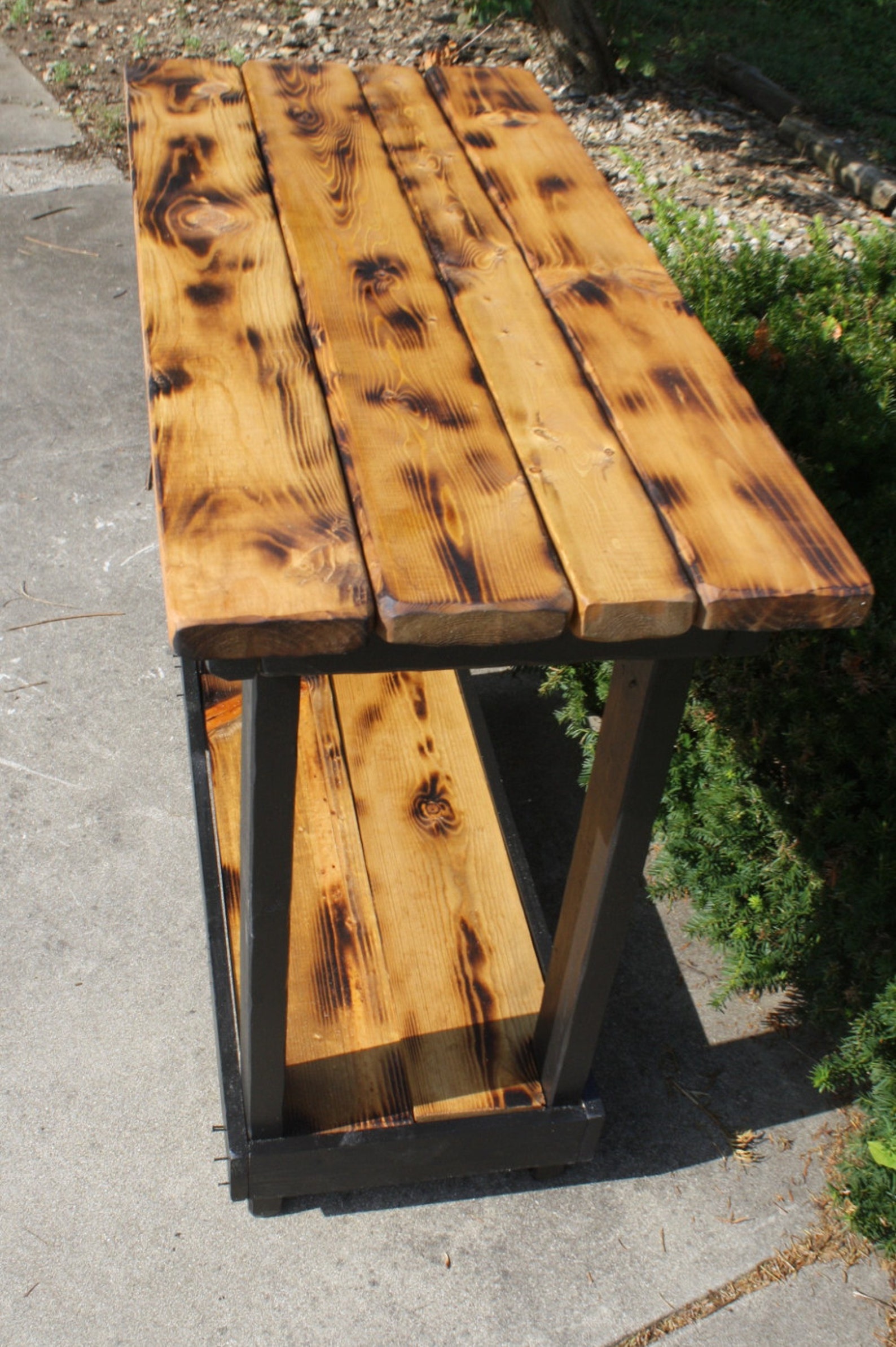 Reclaimed FIRE DAMAGED Wood By Unique Primtiques Golden Oak Etsy