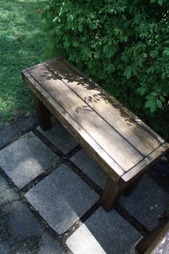 Tall outdoor bench best sale