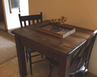 Rustic Farmhouse Kitchen Tiny House Home Living Table Small Dining