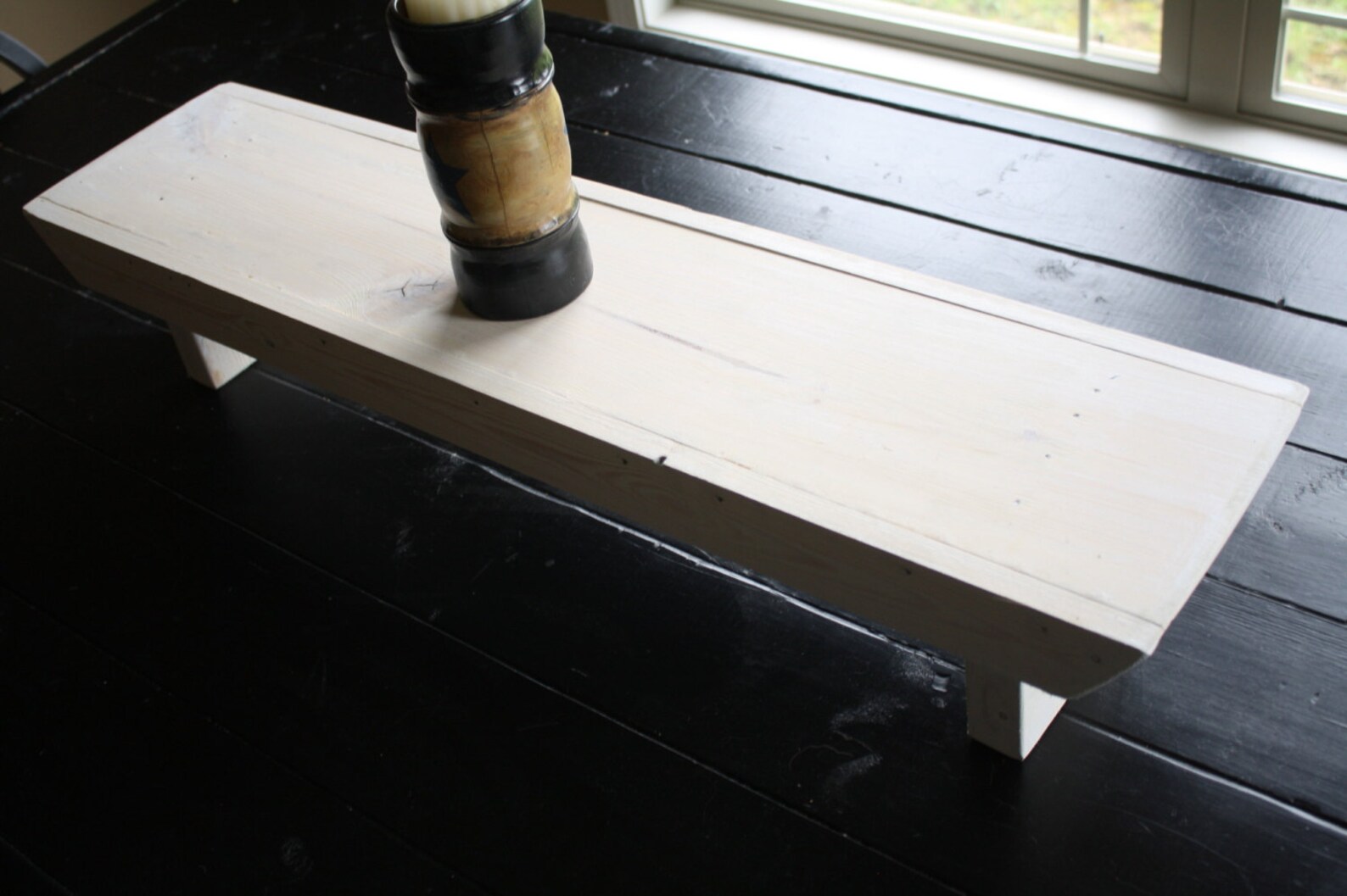 TABLE RISER Unique Primtiques Primitive White Wash Pickling | Etsy