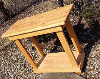 Unique Primtiques Rustic Multi Functional Tall Table Kitchen Island BAR 20x43x38h Planter Craft Work Shop Bench Custom Sizes Colors