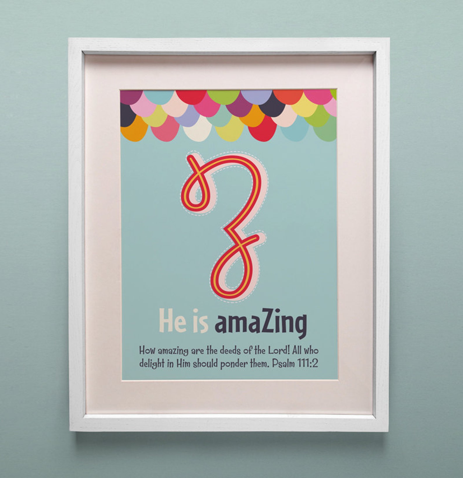 Nursery Wall Art Children's Bible Verses Abc's of Etsy