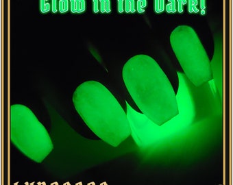 Bioluminescence Green - - Glow in the Dark Nail Polish Top Coat