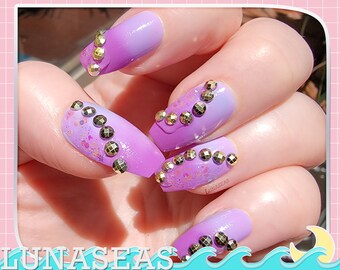 Lilac Dream - Pastel purple Thermal Nail polish | Summer Nails | Spring Nails | Color changing Nail polish | Vegan and Cruelty Free