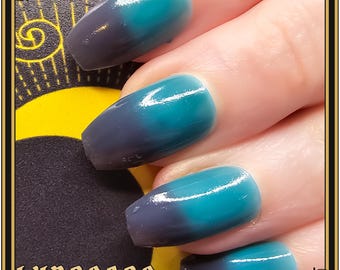 Storm - Grey Purple to Blue thermal color changing nail polish Non-toxic