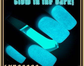 Bioluminescence Aqua - Glow in the Dark Nail Polish Top Coat