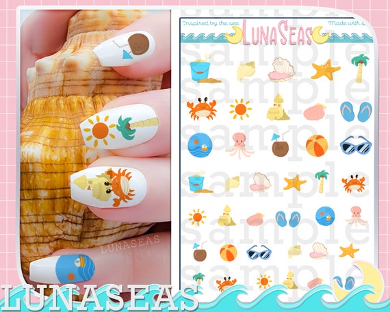 island vacation nails