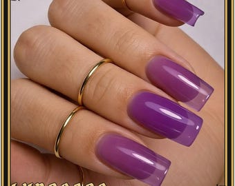 Moon Orchid - Purple Stained Glass Jelly Nail Polish