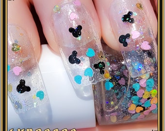 Sweet Mickey  - Mickey Mouse inspired Glitter nail polish