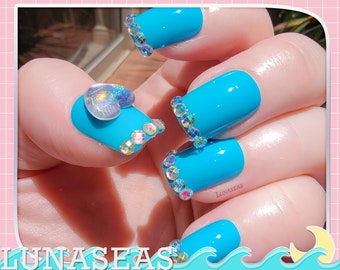 Rain Water - Sky Blue Nail Polish | Summer Nails | Spring Nails