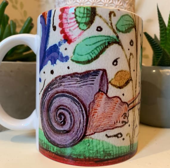 Medieval Snail and Toad Mug