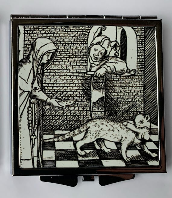 Penis stealing cat Compact Mirror