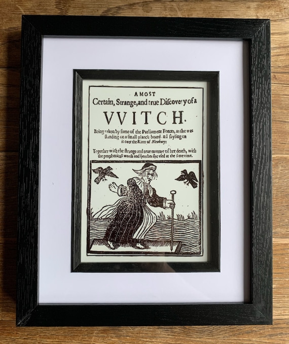 Discovery of a Witch Framed Print