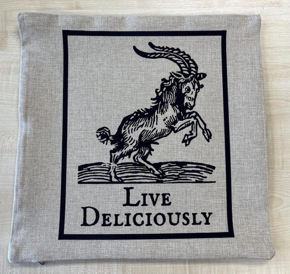 Live Deliciously Cushion Cover 40cm x 40cm  - (cover only)