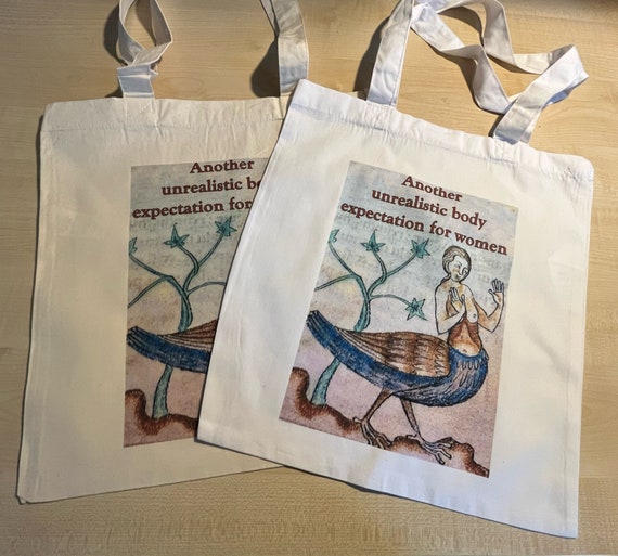 Body Expectations Tote Bag - cotton - choose colour