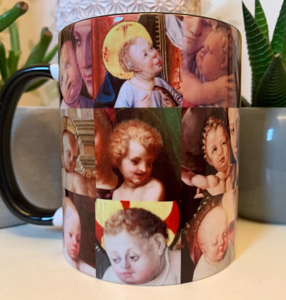 Ugly renaissance babies Mug