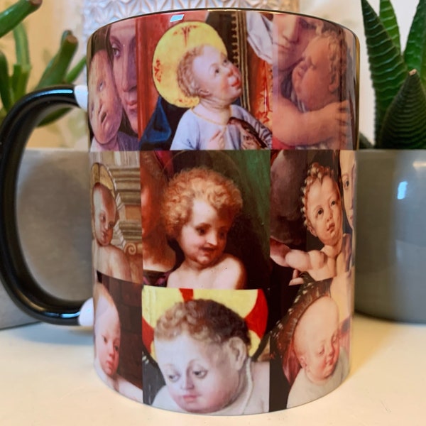 Ugly renaissance babies Mug