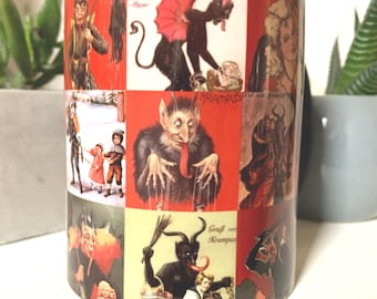 Krampus collage Mug