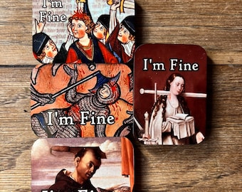 I’m Fine Fridge Magnets