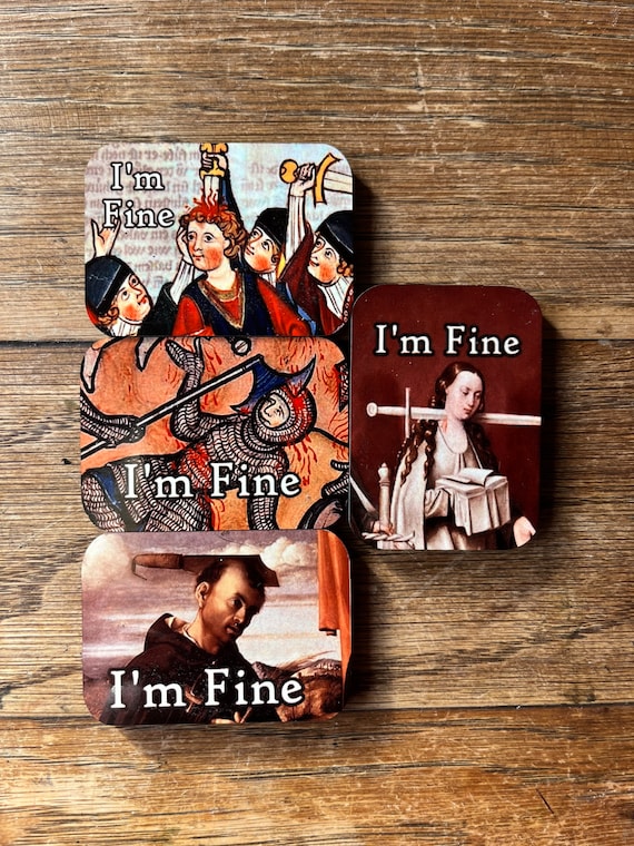 I’m Fine Fridge Magnets