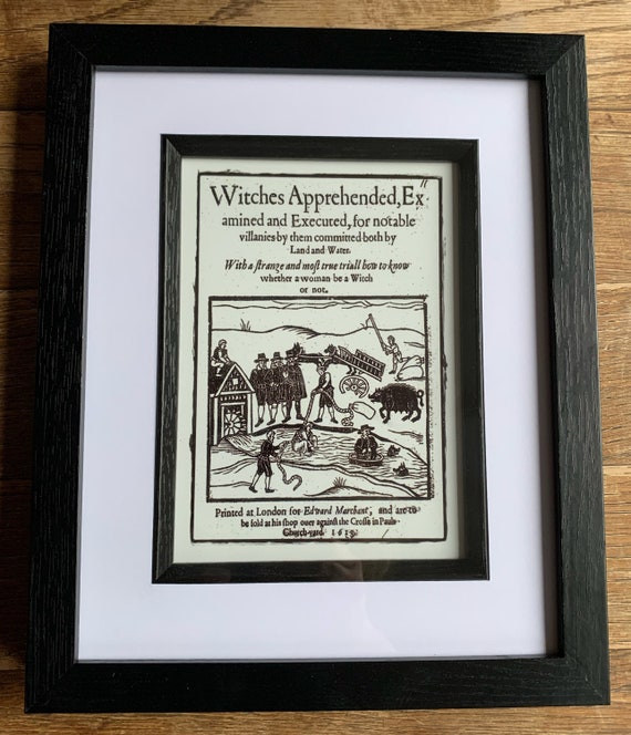 Witches Apprehended Framed Print